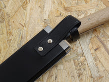 Load image into Gallery viewer, AJIKATAYA KUROUCHI HATCHET 210MM OAK HANDLE (SINGLE BEVEL)