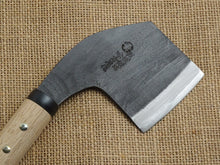 Load image into Gallery viewer, AJIKATAYA KUBIMAGARI HATCHET OAK HANDLE (DOUBLE BEVEL)
