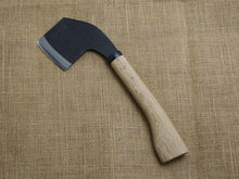 Load image into Gallery viewer, AJIKATAYA KUBIMAGARI HATCHET OAK HANDLE (DOUBLE BEVEL)
