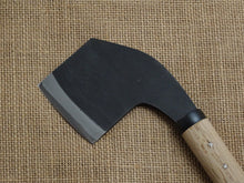 Load image into Gallery viewer, AJIKATAYA KUBIMAGARI HATCHET OAK HANDLE (DOUBLE BEVEL)
