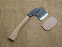 Load image into Gallery viewer, AJIKATAYA KUBIMAGARI HATCHET OAK HANDLE (DOUBLE BEVEL)*