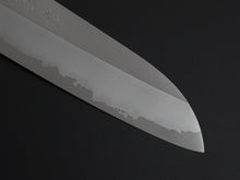 Load image into Gallery viewer, HADO JUNPAKU SHIROGAMI-1 STAINLESS CLAD SANTOKU 180MM URUSHI OAKWOOD HANDLE**