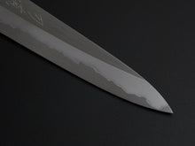Load image into Gallery viewer, HADO JUNPAKU SHIROGAMI-1 STAINLESS CLAD PETTY 150MM URUSHI OAKWOOD HANDLE**