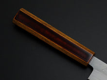 Load image into Gallery viewer, HADO JUNPAKU SHIROGAMI-1 STAINLESS CLAD PETTY 150MM URUSHI OAKWOOD HANDLE**
