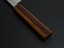 Load image into Gallery viewer, HADO JUNPAKU SHIROGAMI-1 STAINLESS CLAD PETTY 150MM URUSHI OAKWOOD HANDLE**