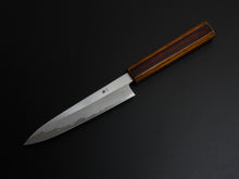 Load image into Gallery viewer, HADO JUNPAKU SHIROGAMI-1 STAINLESS CLAD PETTY 150MM URUSHI OAKWOOD HANDLE**