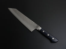 Load image into Gallery viewer, OUL AUS-10 HAMMERED KIRITSUKE GYUTO 190MM BLUE PAKKA HANDLE