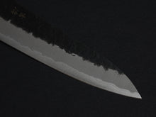 Load image into Gallery viewer, KICHIJI AOGAMI SUPER KUROUCHI NASHIJI GYUTO 180MM ROSEWOOD HANDLE