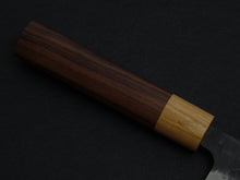 Load image into Gallery viewer, KICHIJI AOGAMI SUPER KUROUCHI NASHIJI GYUTO 180MM ROSEWOOD HANDLE