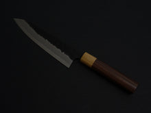 Load image into Gallery viewer, KICHIJI AOGAMI SUPER KUROUCHI NASHIJI GYUTO 180MM ROSEWOOD HANDLE