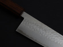 Load image into Gallery viewer, MASUTANI VG-1 GOLD HAMMERED SANTOKU OAK/BAIKOKU HANDLE