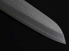 Load image into Gallery viewer, MASUTANI VG-1 GOLD HAMMERED SANTOKU OAK/BAIKOKU HANDLE