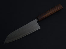 Load image into Gallery viewer, MASUTANI VG-1 GOLD HAMMERED SANTOKU OAK/BAIKOKU HANDLE