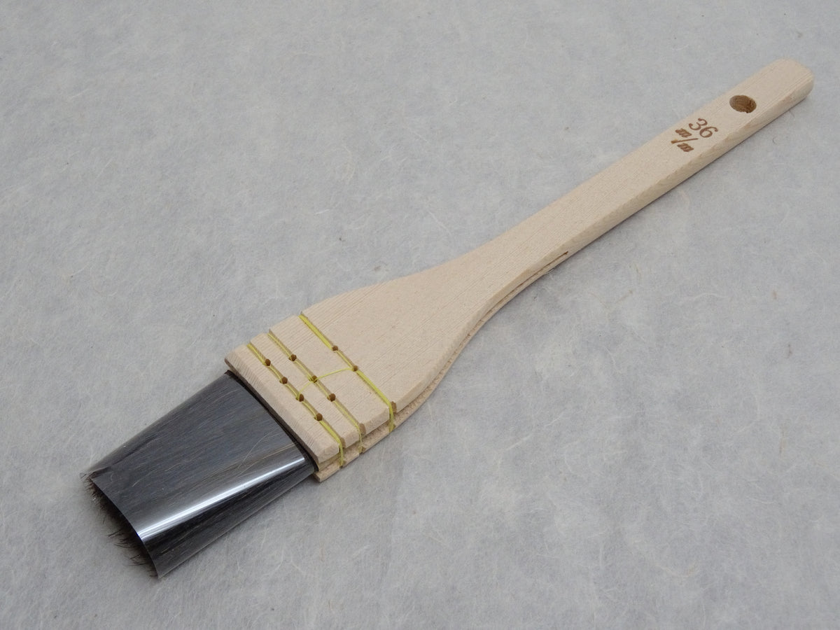 TERI HAKE / BASTING BRUSH 36MM (HORSE HAIR) KATABA Japanese Knife