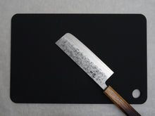 Load image into Gallery viewer, ASAHI MATTE BLACK RUBBER CHOPPING BOARD 370 x 245 x 8mm**