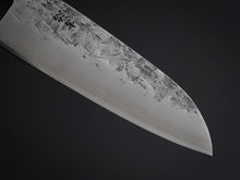 Load image into Gallery viewer, KICHIJI SLD WASHIJI SANTOKU OCTAGONAL BURNT OAKWOOD HANDLE*