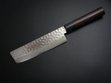 Load image into Gallery viewer, KICHIJI VG-10 33 LAYER HAMMERED DAMASCUS NAKIRI KNIFE ROSEWOOD HANDLE*