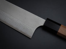 Load image into Gallery viewer, YOSHIMI VG10 NASHIJI DAMASCUS GYUTO 240MM WALNUT WOOD HANDLE