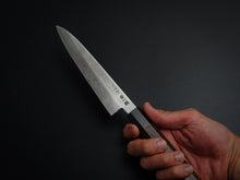 Load image into Gallery viewer, HATSUKOKORO AOGAMI-1 DAMASCUS PETTY 150MM WITH OCTAGONAL WALNUT HANDLE FORGED BY SATOSHI NAKAGAWA