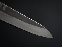 Load image into Gallery viewer, HATSUKOKORO SHIROGAMI-3 HONYAKI GYUTO 240MM WITH KARIN/QUINCE HANDLE FORGED BY SATOSHI NAKAGAWA