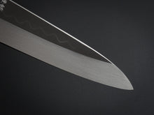 Load image into Gallery viewer, HATSUKOKORO SHIROGAMI-3 HONYAKI GYUTO 210MM WITH KARIN/QUINCE HANDLE FORGED BY SATOSHI NAKAGAWA