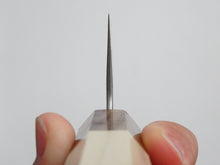 Load image into Gallery viewer, KICHIJI SHIROGAMI-1 / STAINLESS CLAD HAMMERED SANTOKU 165MM OCTAGONAL HANDLE
