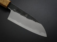 Load image into Gallery viewer, HADO SUMI SHIROGAMI-2 KO-SANTOKU 110MM BURNT OAKWOOD HANDLE**