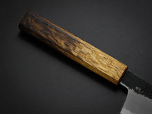 Load image into Gallery viewer, HADO SUMI SHIROGAMI-2 KO-SANTOKU 110MM BURNT OAKWOOD HANDLE**