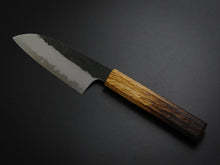 Load image into Gallery viewer, HADO SUMI SHIROGAMI-2 KO-SANTOKU 110MM BURNT OAKWOOD HANDLE**