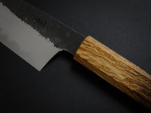 Load image into Gallery viewer, HADO SUMI SHIROGAMI-2 KO-SANTOKU 110MM BURNT OAKWOOD HANDLE**