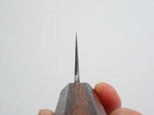 Load image into Gallery viewer, HADO KIRISAME SHIROGAMI-1 STAINLESS CLAD GYUTO 210MM SCORCHED OAKWOOD HANDLE*
