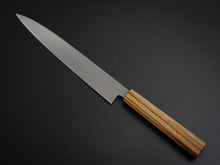 Load image into Gallery viewer, KICHIJI ALL AUS-8 STAINLESS YANAGIBA 240MM OCTAGONAL OAK WOOD HANDLE
