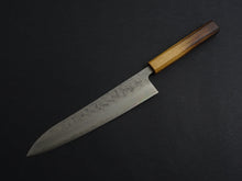 Load image into Gallery viewer, OUL SLD WASHIJI STAINLESS CLAD GYUTO 240MM BURNT OAK HANDLE