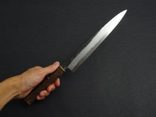 Load image into Gallery viewer, HADO SUMI SHIROGAMI-2 SUJIHIKI 230MM CHERRY BARK WITH OAKWOOD CORE HANDLE**