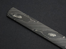 Load image into Gallery viewer, MASUDA YOSHIHIDE SHIROGAMI-2 DAMASCUS KIRIDASHI KNIFE