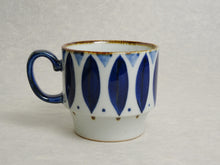 Load image into Gallery viewer, HASAMIYAKI BLUE STACKING MUG CUP