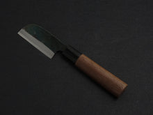 Load image into Gallery viewer, TADAYOSHI CHESTNUT PEELING / PARING KNIFE 75MM KUROUCHI AOGAMI 1 STEEL