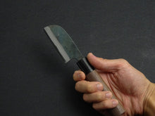 Load image into Gallery viewer, TADAYOSHI CHESTNUT PEELING / PARING KNIFE 75MM KUROUCHI AOGAMI 1 STEEL