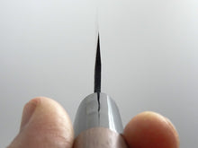 Load image into Gallery viewer, TADAYOSHI CHESTNUT PEELING / PARING KNIFE 75MM KUROUCHI AOGAMI 1 STEEL