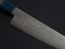 Load image into Gallery viewer, KICHIJI ZAD AUS-10 45 LAYER DAMASCUS GYUTO 210MM OCTAGONAL AKATSUKI (BURNT & DYED)  HANDLE*