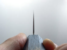 Load image into Gallery viewer, KICHIJI ZAD AUS-10 45 LAYER DAMASCUS GYUTO 210MM OCTAGONAL AKATSUKI (BURNT & DYED)  HANDLE*