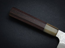 Load image into Gallery viewer, NIGARA SG STRIX CORE, TSUCHIME DAMASCUS CLAD GYUTO 210MM ROSEWOOD OCTAGONAL HANDLE