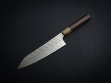 Load image into Gallery viewer, NIGARA SG STRIX CORE, TSUCHIME DAMASCUS CLAD GYUTO 210MM ROSEWOOD OCTAGONAL HANDLE