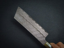 Load image into Gallery viewer, NIGARA SG STRIX CORE, TSUCHIME DAMASCUS CLAD NAKIRI 180MM ROSEWOOD OCTAGONAL HANDLE