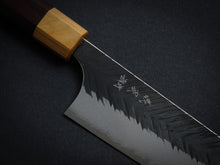 Load image into Gallery viewer, YOSHIMI AOGAMI SUPER KUROUCHI V-HAMMAERED BUNKA 175MM OCTAGONAL ROSEWOOD HANDLE*