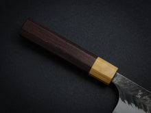 Load image into Gallery viewer, YOSHIMI AOGAMI SUPER KUROUCHI V-HAMMAERED BUNKA 175MM OCTAGONAL ROSEWOOD HANDLE*