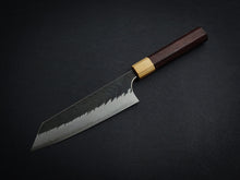 Load image into Gallery viewer, YOSHIMI AOGAMI SUPER KUROUCHI V-HAMMAERED BUNKA 175MM OCTAGONAL ROSEWOOD HANDLE*