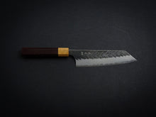 Load image into Gallery viewer, YOSHIMI AOGAMI SUPER KUROUCHI V-HAMMAERED BUNKA 175MM OCTAGONAL ROSEWOOD HANDLE*