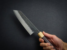 Load image into Gallery viewer, YOSHIMI AOGAMI SUPER KUROUCHI V-HAMMAERED BUNKA 175MM OCTAGONAL ROSEWOOD HANDLE*