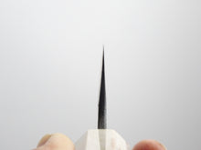 Load image into Gallery viewer, HATSUKOKORO SLD KUROUCHI BLAST GYUTO 210MM WHITE BUFFALO EBONY HANDLE